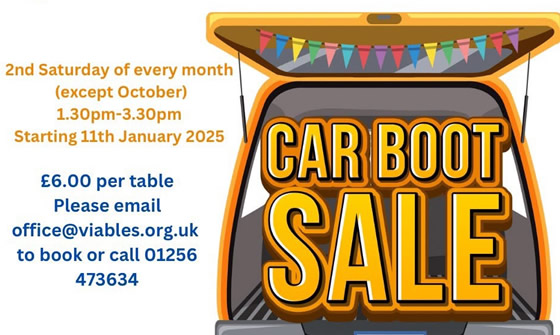 Car Boot Sale at Viables Community Centre in Basingstoke