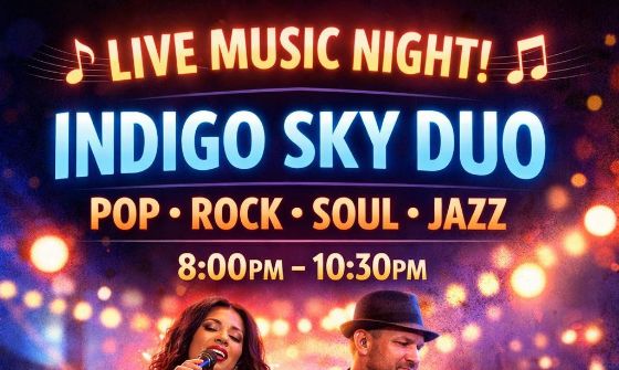 Indigo Sky Duo at The Dragonfly in Basingstoke