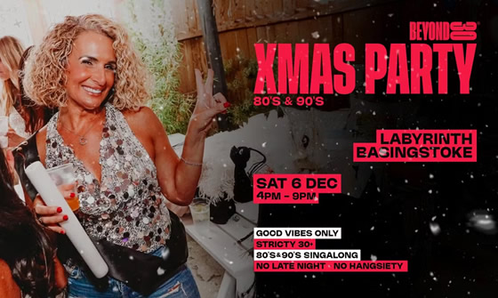  Over 30's Christmas day party at at Labyrinth in Basingstoke