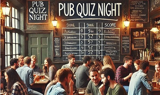 Pub Quiz every Thursday