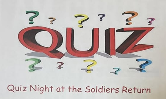Quiz Night at The Soldiers Return in Basingstoke